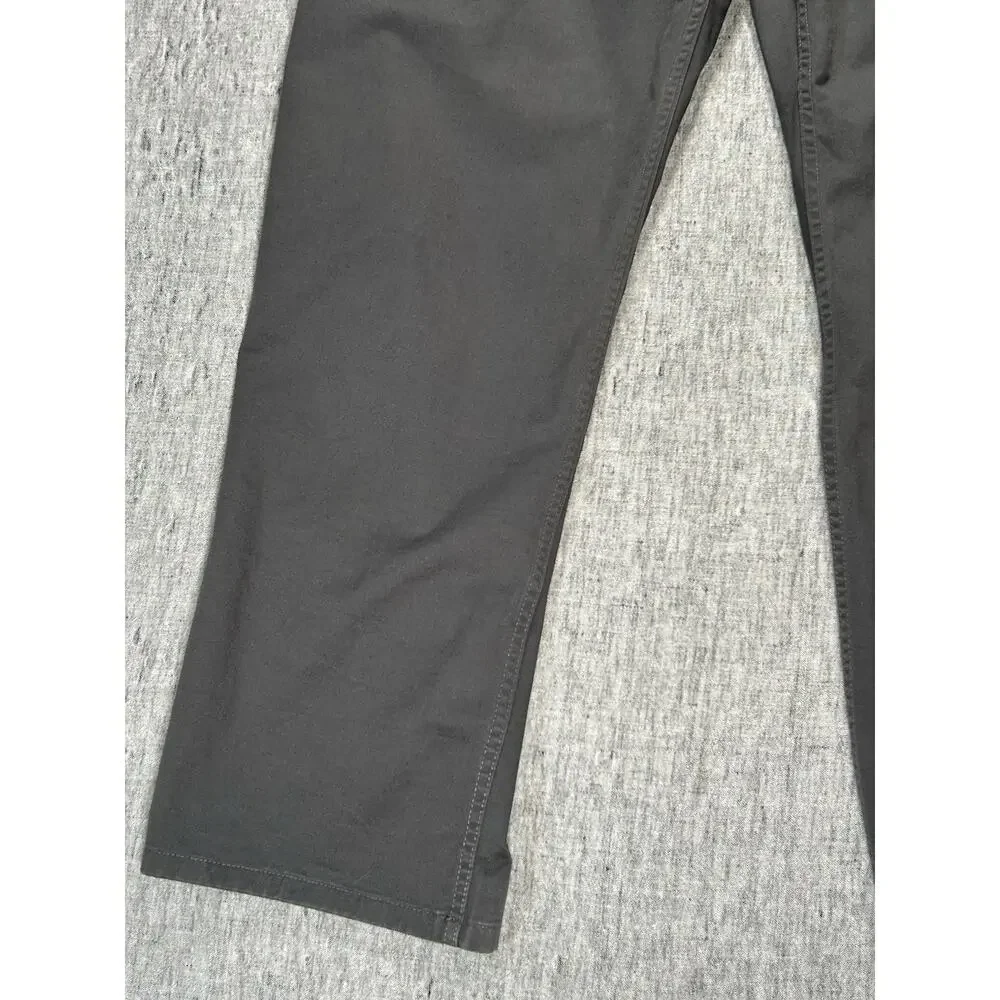 The North Face City Pants Mens 40x31 Dark Gray 5-Pocket Cotton Twill Stretch